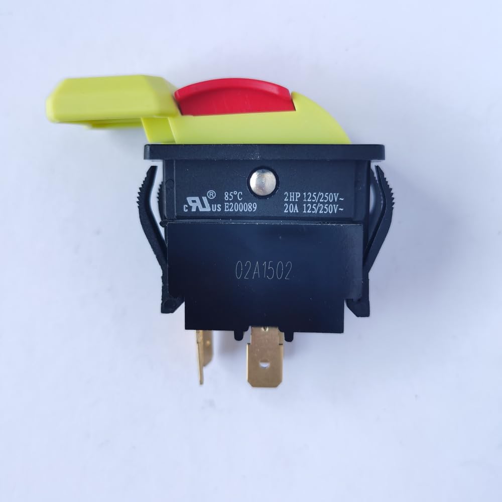 HY18-XX Push Button Switch 4 Pins 20A 2HP 125V/250V On Off Key